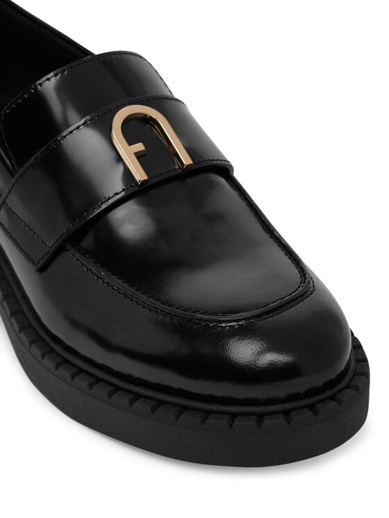 Furla Loafersy Furla New Legacy YJ81FNL BX4042 AL O6000 Černá