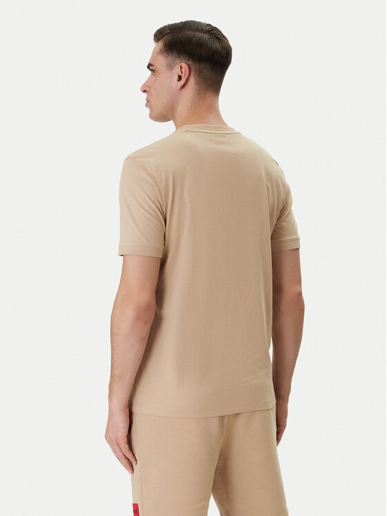HUGO HUGO Camiseta Diragolino212 50447978 Beis Regular Fit