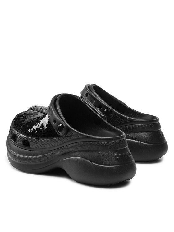 Crocs Шльопанці Crocs Classic Bae Sequin Clogw 207317 Чорний