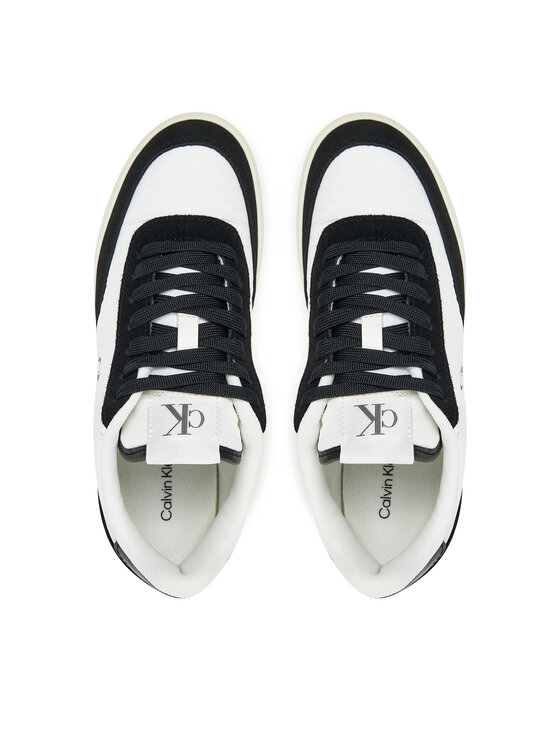 Sneakers Calvin Klein Jeans Classic Cupsole Mix In YW0YW01767 Alb