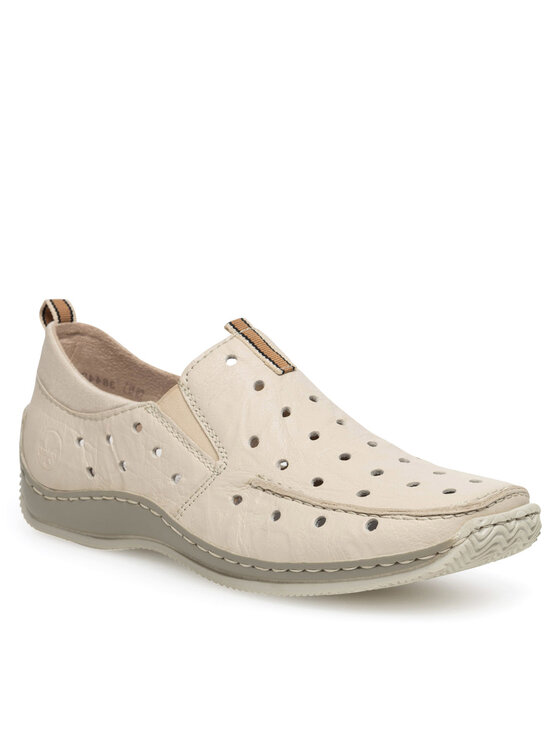 Rieker Pantofi Rieker L1732-60 Bej