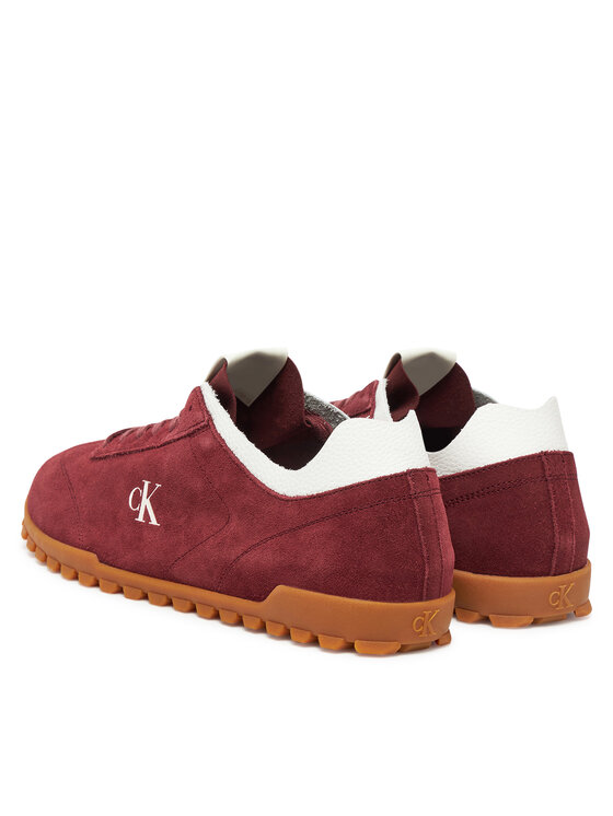 Calvin Klein Jeans Laisvalaikio batai Calvin Klein Jeans Low Profile Runner Su YM0YM01288 Balta