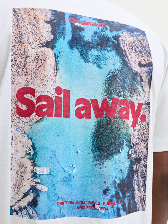 Jack & Jones Jack & Jones Camiseta Riviera 12295161 Blanco Relaxed Fit