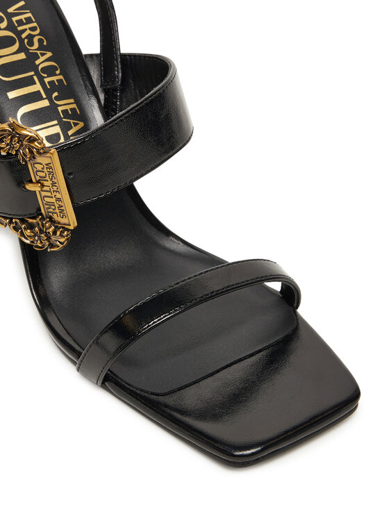 Versace Jeans Couture Босоніжки Versace Jeans Couture 79VA3S71 Чорний