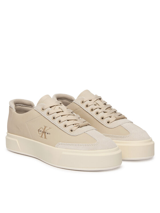 Calvin Klein Αθλητικά Calvin Klein Basket Cups Lup Wt Lth Su HW0HW02984 Μπεζ