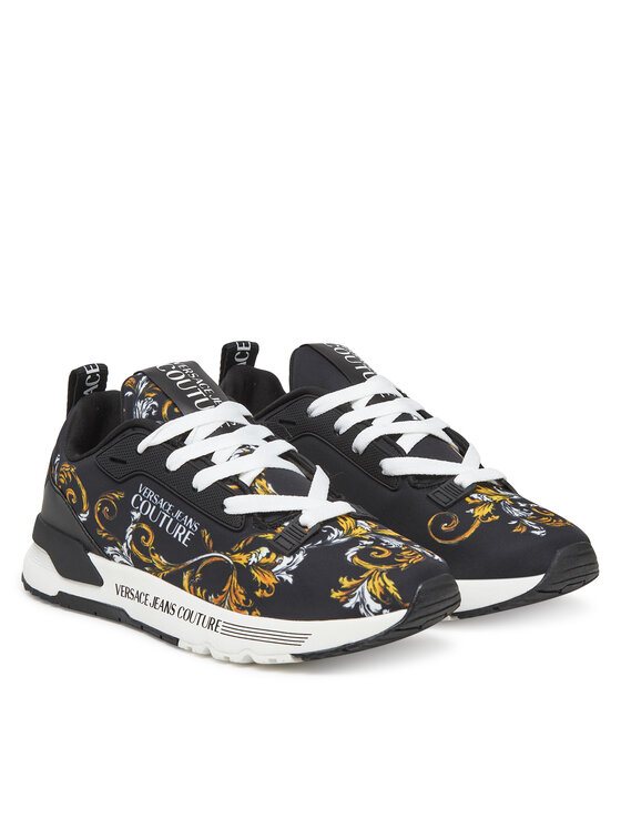 Versace Jeans Couture Снікерcи Versace Jeans Couture 78VA3SAA Чорний
