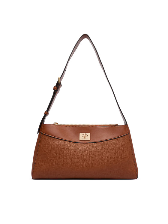 Calvin Klein Soma Calvin Klein Mix Media Shoulder Bag LV04F3886G Brūns