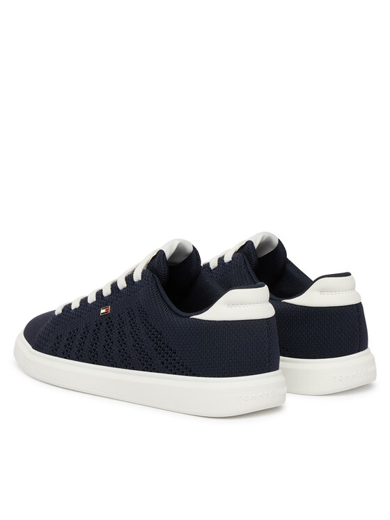 Tommy Hilfiger Sneakersy Tommy Hilfiger Th Icon Light Knit Sneaker FW0FW09401 Čierna