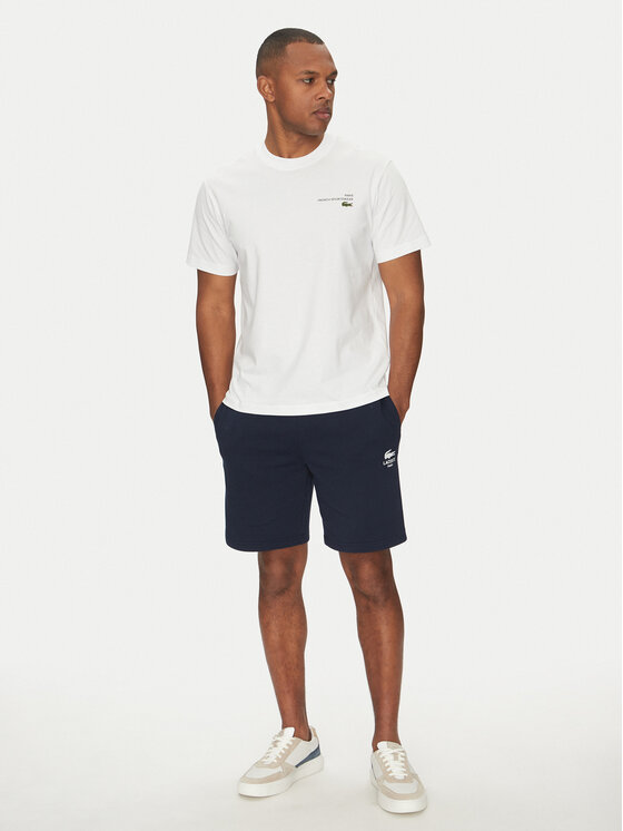 Lacoste Lacoste T-shirt TH9880 Bijela Regular Fit