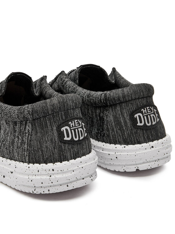 Hey Dude Mokasīni Hey Dude Wally Sport Knit 40536-066 Melns