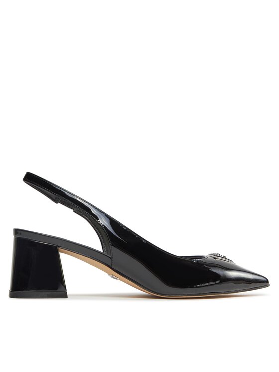 Guess Сандали Guess Zanda FLPZAN PAT05 Черен