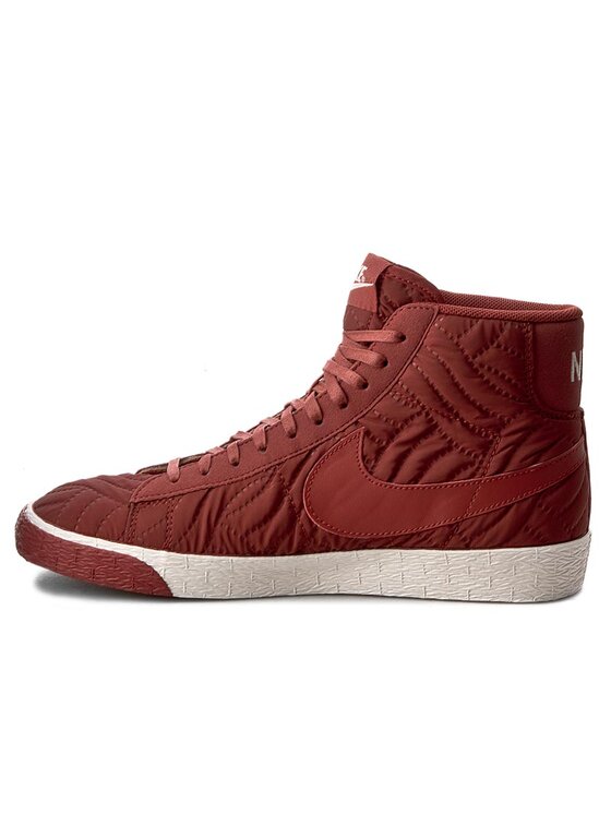 Nike Снікерcи Nike Blazer Mid Prm Se 857664 600 Бордовий