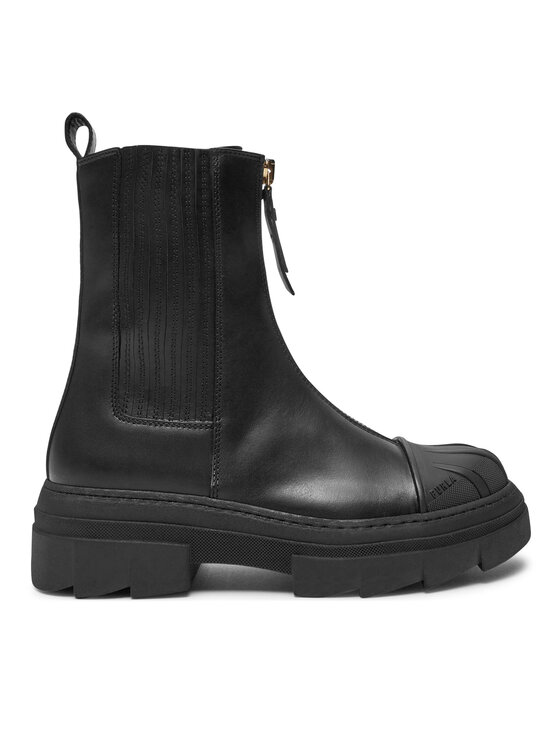 Furla Členková obuv s elastickým prvkom Furla Gum YG95FGU BX3506 O6000 Čierna