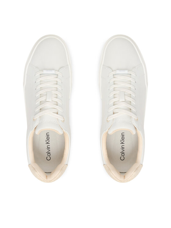 Calvin Klein Sneakers Calvin Klein Chunky Cupsole Laceup Clean Lth HM0HM02239 Alb