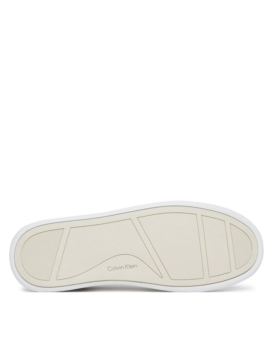 Calvin Klein Sneakers Calvin Klein Cupsole Lace Up - Lth Sue Mix HW0HW02435 Grigio