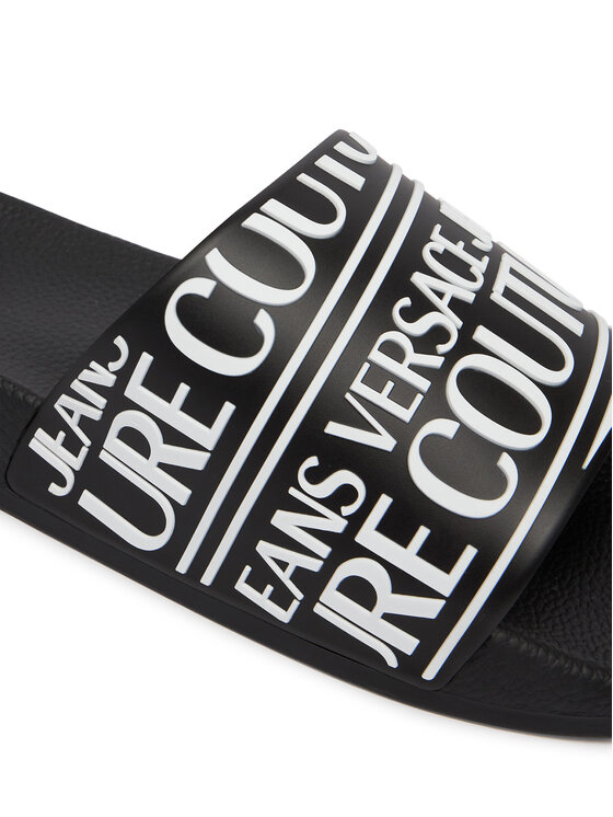 Versace Jeans Couture Шльопанці Versace Jeans Couture 80YA3SQ1 Чорний