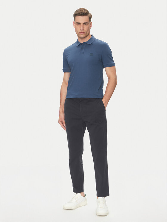 BOSS BOSS Поло Passenger 50507803 Голубий Slim Fit