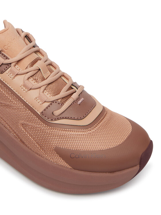 Calvin Klein Sneakersy Calvin Klein Chunky Runner Laceup Hf Blst Ny HW0HW03111 Hnedá