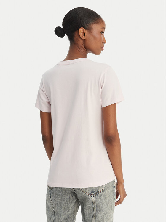 Guess Jeans Guess Jeans Marškinėliai W4YI10 J1314 Rožinė Regular Fit