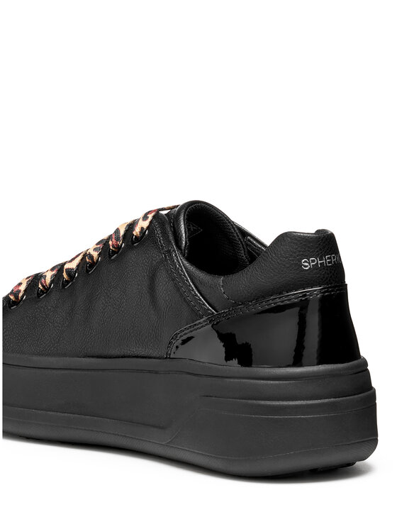 Geox Sneakersy Geox D Spherica Ecub-2 D56WVD 05402 C9999 Černá