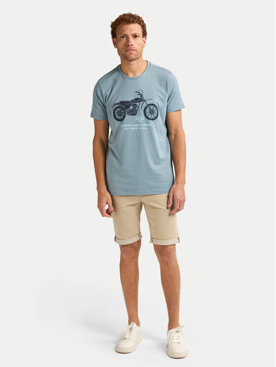 Petrol Industries Petrol Industries Camiseta M-1050-TSR707 Azul Regular Fit