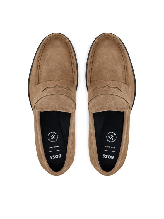 BOSS Mokasīni BOSS Dressletic 50546911 Bēšs