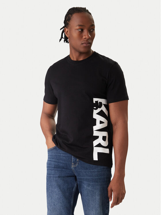 KARL LAGERFELD KARL LAGERFELD Camiseta A2M46038 Negro Regular Fit