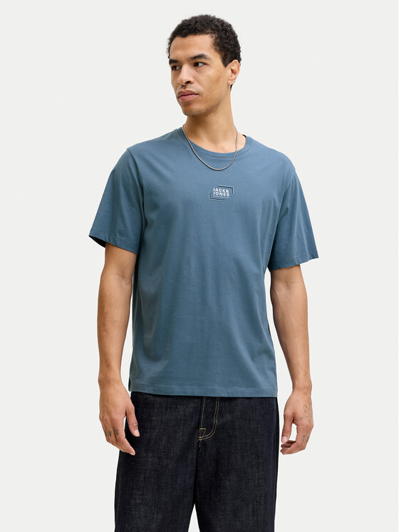 Jack & Jones Jack & Jones Póló Corp Graphic 12268415 Kék Regular Fit