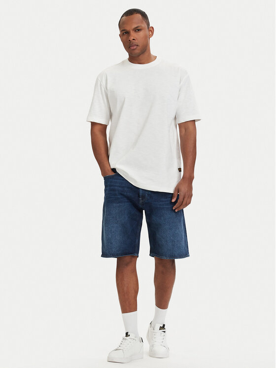G-Star Raw G-Star Raw Camiseta Slub D28889-E512 Crema Relaxed Fit