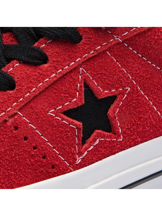 Converse Tenisówki Converse One Star Ox 163246C Czerwony