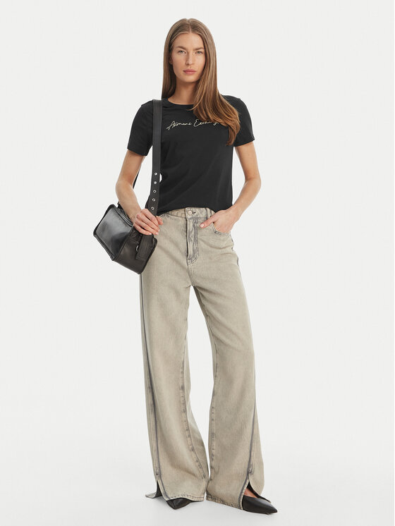 Armani Exchange Armani Exchange Футболка XW000839 AF10356 MC021 Чорний Regular Fit