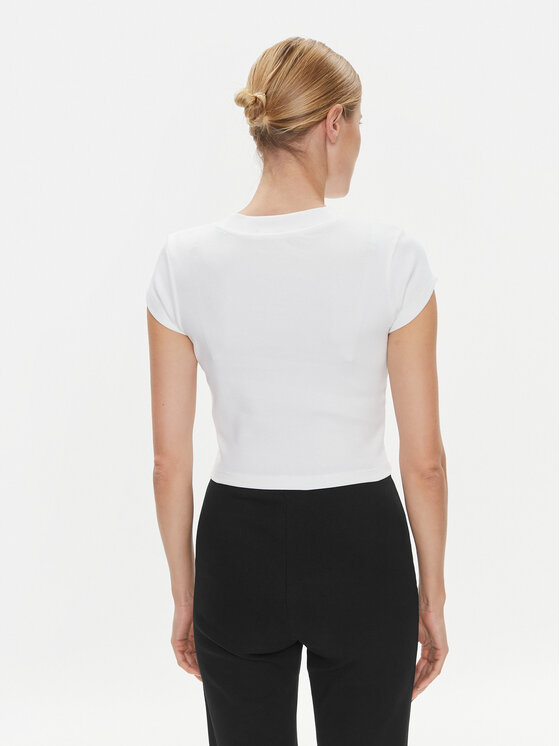 Calvin Klein Jeans Calvin Klein Jeans Marškinėliai J20J218337 Balta Slim Fit