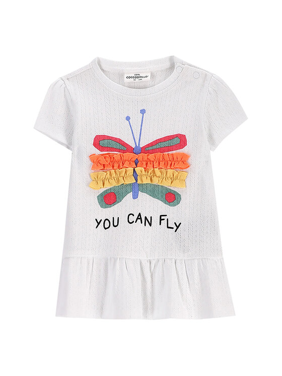 Coccodrillo Coccodrillo T-shirt WC5143201TGN Bianco Regular Fit