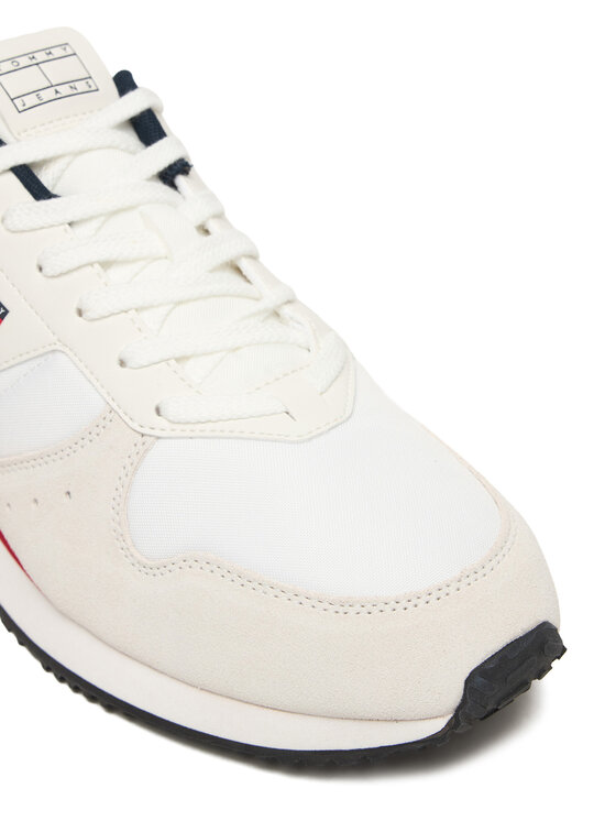 Tommy Jeans Sneakers Tommy Jeans Tjm Eva Runner Leather EM0EM01649 Alb