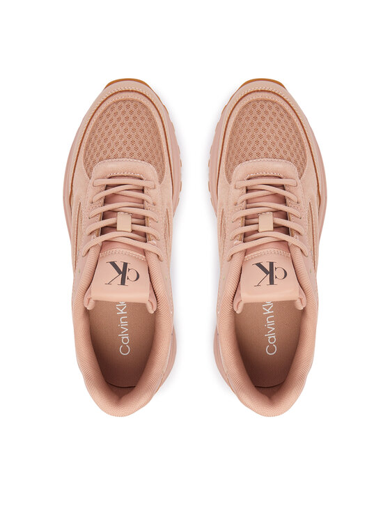 Calvin Klein Sneakersy Calvin Klein Hike Runner Mesh Mix Ck YW0YW01994 Oranžová