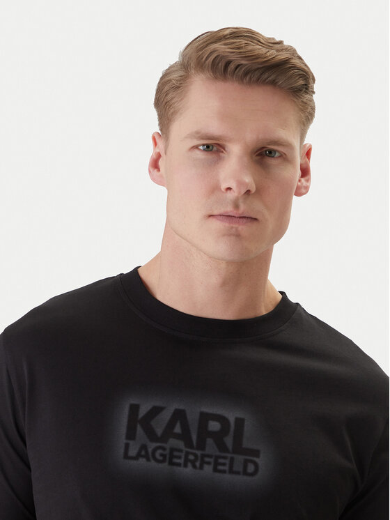 KARL LAGERFELD KARL LAGERFELD Camiseta 755060 562242 Negro Regular Fit