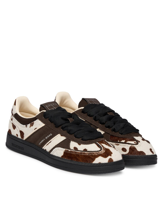 Tommy Jeans Zapatillas Tommy Jeans The Greenwich Edge Calf Hair EN0EN03007 Marrón