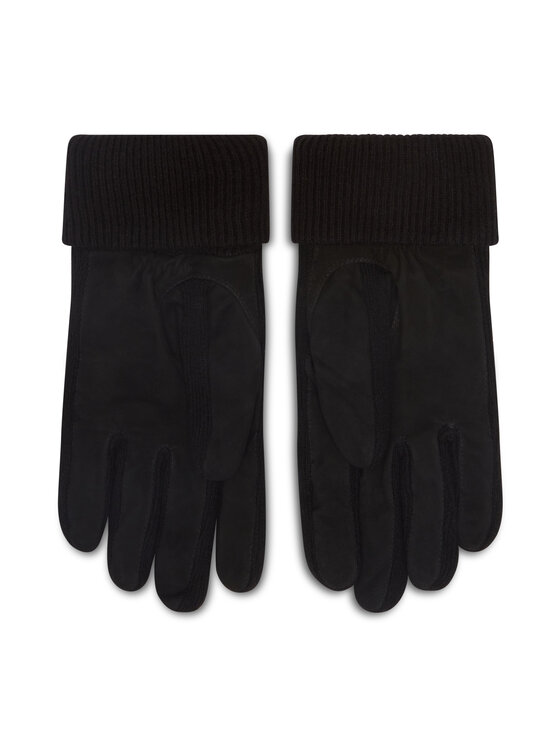 Polo Ralph Lauren Рукавички Polo Ralph Lauren Suede Sandwich Glove 449833580001 Чорний