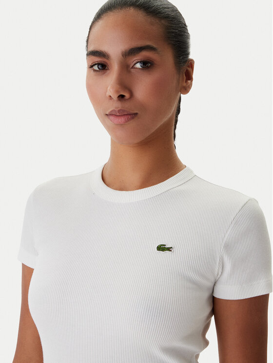 Lacoste Lacoste T-shirt TF5538 Crema Regular Fit