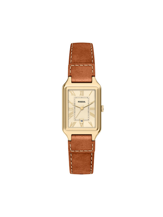 Fossil Zegarek Fossil Raquel  ES5504 Brązowy jasny