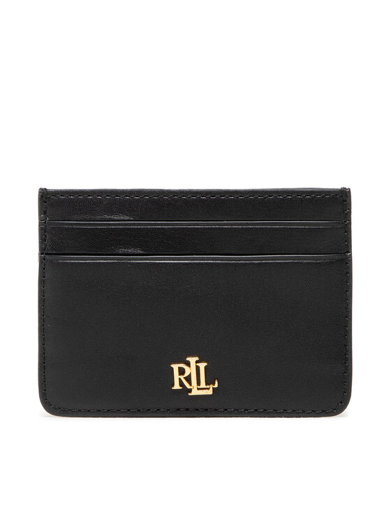 LAUREN RALPH LAUREN Θήκη πιστωτικών καρτών LAUREN RALPH LAUREN Slim Card 432876732001 Μαύρο