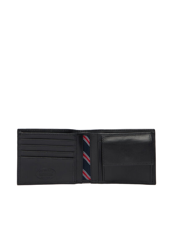 Tommy Hilfiger Set portofel și breloc Tommy Hilfiger Gp Eton Cc And Coin Pckt Keyfob AM0AM07931 Negru