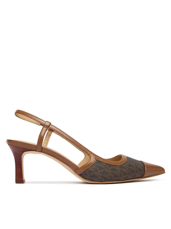 MICHAEL Michael Kors Туфлі MICHAEL Michael Kors Alora Toe Cao Mid Sling 40R6AOMS1B Коричневий