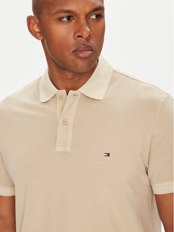 Tommy Hilfiger Tommy Hilfiger Polo marškinėliai MW0MW34757 Smėlio Regular Fit