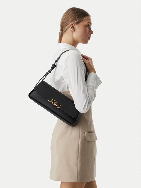 KARL LAGERFELD Kabelka KARL LAGERFELD B3W30021 Černá