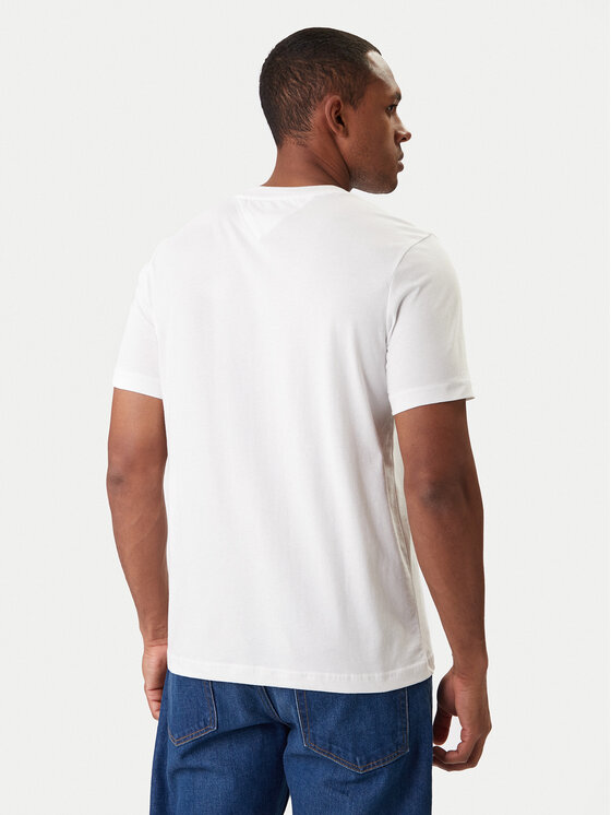 Tommy Hilfiger Tommy Hilfiger Camiseta Brand Love MW0MW41453 Blanco Regular Fit