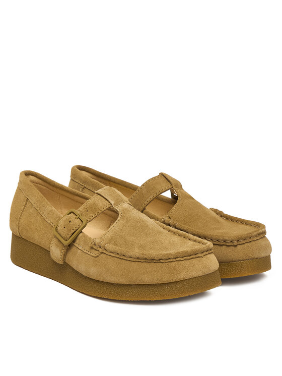 Clarks Туфлі Clarks WallabeeEVOBar 26183152 Коричневий