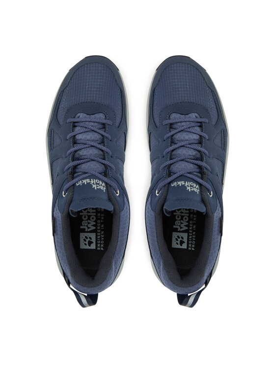 Jack Wolfskin Trekingová obuv Jack Wolfskin Woodland 2 Texapore Low 4051341 Tmavomodrá