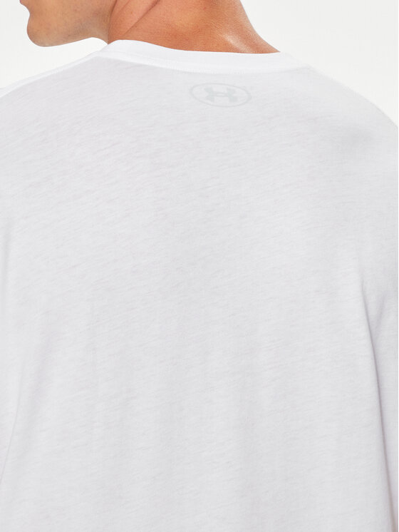 Under Armour Under Armour Majica Ua Team Issue Wordmark 1329582 Bela Regular Fit