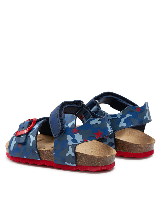 Geox Sandały Geox B Sandal Chalki Boy B922QA 00454 C0735 M Granatowy